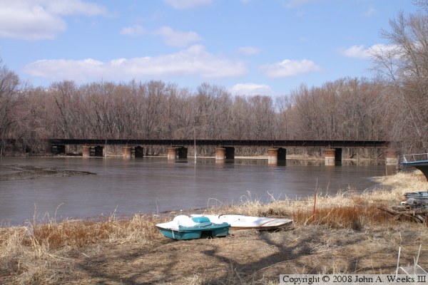 C&NW Sunfish Slough Rail Bridge